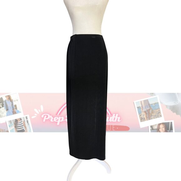 Travelers™ Side-Slit Maxi Skirt Black Size: 1 (Medium) - Picture 6 of 13